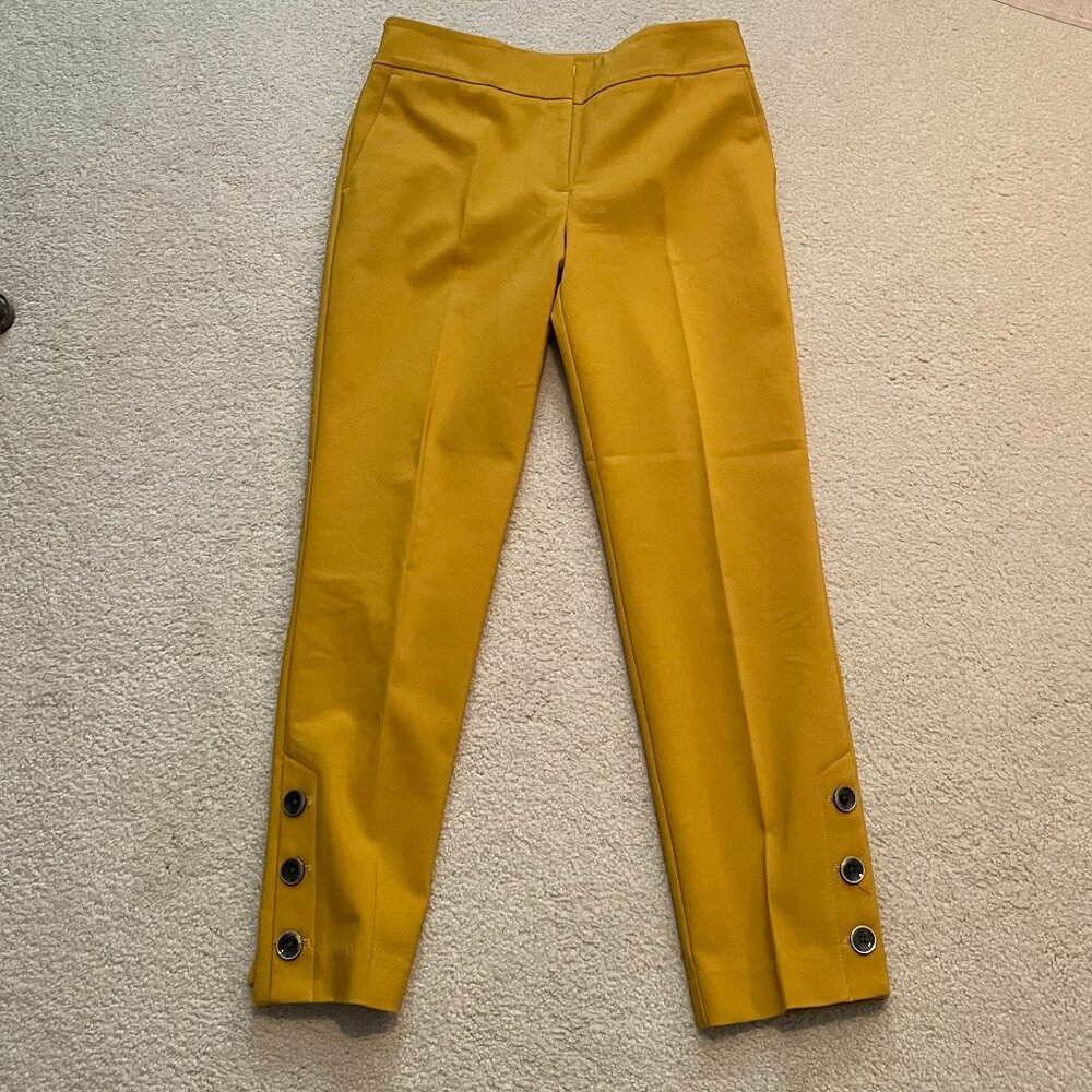 Mustard Cropped Pants